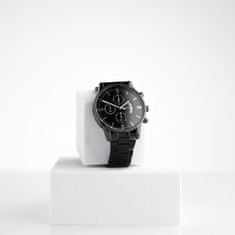 Čierne pánske hodinky s chronografom a gratis DARČEKOVÝ BOX, ideálny darček na Valentína pre muža | LUCIAN_CHRONOMASTER 