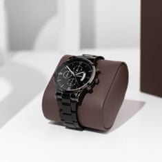 Čierne pánske hodinky s chronografom a gratis DARČEKOVÝ BOX, ideálny darček na Valentína pre muža | LUCIAN_CHRONOMASTER 