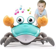 JOJOY® Interaktívna lezúca hračka kraba pre deti s hudbou a senzorom pohybu | CRABBIE