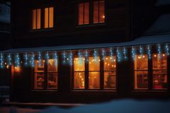 Aga Vianočný svetelný záves 100 LED Modrá