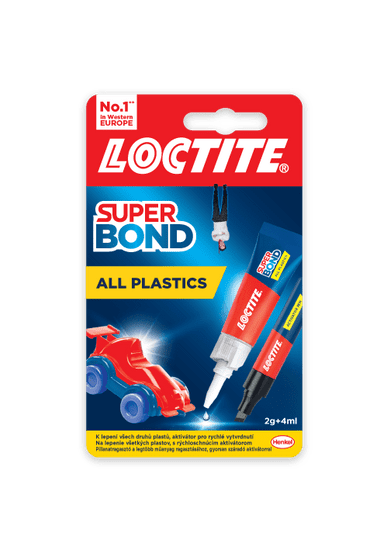 Loctite 2733065 Super Bond All Plastics, 2 g + 4 ml
