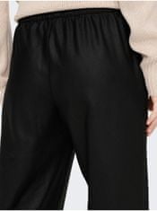 ONLY Čierne dámske koženkové nohavice ONLY Pop Star XL/32