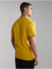 Napapijri Žlté pánske tričko NAPAPIJRI Iceberg M