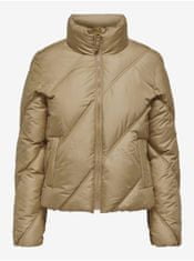 Jacqueline de Yong Béžová dámska prešívaná zimná bunda JDY Verona XS