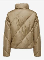 Jacqueline de Yong Béžová dámska prešívaná zimná bunda JDY Verona XL