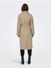 Jacqueline de Yong Béžový dámsky kabát JDY Viola XL