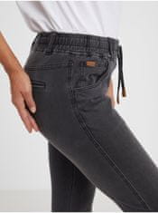 SAM73 Tmavosivé dámske džínsové nohavice SAM 73 Líza S