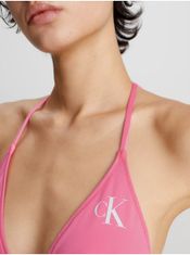 Calvin Klein Ružový dámsky vrchný diel plaviek Calvin Klein Underwear XL