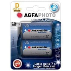 Agfaphoto Power alkalická batéria 1.5V, LR20/D, 2ks
