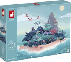 Janod Puzzle Tajomný ostrov 2000 dielikov