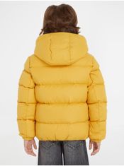 Tommy Hilfiger Žltá chlapčenská prešívaná zimná bunda Tommy Hilfiger 140