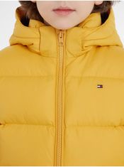 Tommy Hilfiger Žltá chlapčenská prešívaná zimná bunda Tommy Hilfiger 122