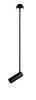 Nova Luce Vstavané výklopné svietidlo Brando - max. 10 W, GU10, priemer. 60 x 850 mm, čierna NV 7409604