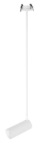 Nova Luce Nova Luce Vstavané výklopné svietidlo Brando - max. 10 W, GU10, priemer. 60 x 850 mm, biela NV 7409603