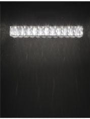 Nova Luce NOVA LUCE nástenné svietidlo CORONA chrómovaný hliník K9 krištáľ LED 8W 230V 3000K IP20 83399202