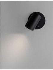 Nova Luce NOVA LUCE bodové svietidlo NET čierny hliník vypínač na tele GU10 1x10W IP20 220-240V bez žiarovky 9011922