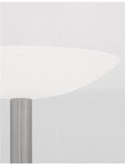 Nova Luce NOVA LUCE stojaca lampa ROCCO nikel satén kov a akryl matné biele sklo LED 30W 230V 3000K IP20 stmievateľné 9020301