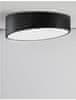 NOVA LUCE stropné svietidlo MAGGIO čierny hliník matný biely akrylový difúzor LED 30W 230V 3000K IP20 9111261