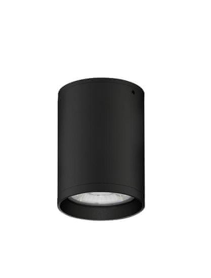 Nova Luce NOVA LUCE vonkajšie stropné svietidlo DARA čierny hliník sklenený difúzor LED 9W 3000K 100-240V 120st. IP54 9136178
