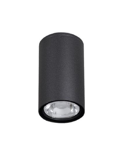 Nova Luce NOVA LUCE vonkajšie stropné svietidlo CECI čierny hliník sklenený difúzor Osram LED 3W 3000K 100-240V 52st. IP65 9220022