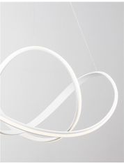 Nova Luce NOVA LUCE závesné svietidlo APUS biely hliník a akryl LED 50W 230V 3000K IP20 stmievateľné 9348052