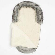 NEW BABY Zimný fusak Lux Wool grey