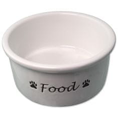 Dog Fantasy Miska keramická biela Food 15 x 7 cm - 600 ml