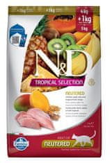 TROPICAL SELECTION CAT Neutered Chicken 4+1kg
