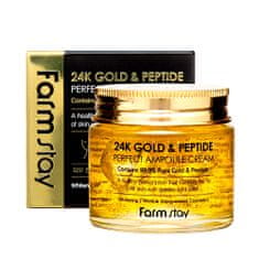 Vidaxl 24K Gold & Peptide Perfect Ampoule Krémová ampula na tvár s 24-karátovým zlatom a peptidmi 80ml
