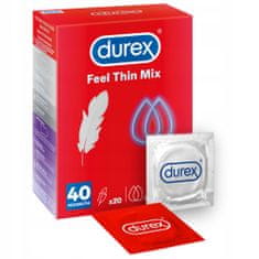 Vidaxl Feel Thin Mix tenké kondómy 40 ks