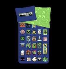 Jerry Fabrics Obliečky Minecraft - Odznaky