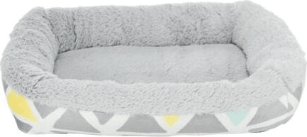 Trixie Hebký plyšový pelíšek pro hlodavce, 38 x 6 x 25 cm, barevná/šedá