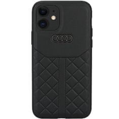 Audi Zadný kryt hardcase z pravej kože pre iPhone 12/12 Pro Black