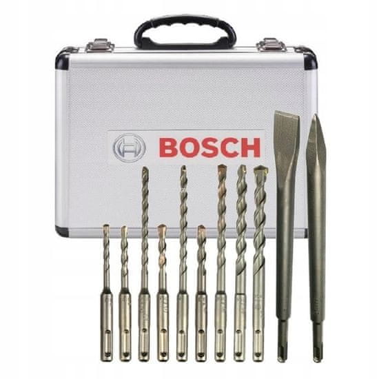 Bosch Sada sekáčov a vrtákov SDS v kufríku Bosch 11 kusov