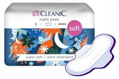 Cleanic Cleanic Mäkké nočné uteráky s krídlami 8ks