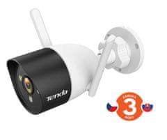 Tenda RT3 - Vonkajšie IP66 Wi-Fi FullHD kamera, nočné LED, dvojcestné audio, detekcia pohybu, CZ app
