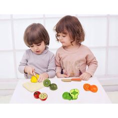 Nobo Kids Drevené ovocie a zelenina na rezanie na magnete