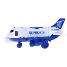 Nobo Kids Policajné lietadlo Policajné zvuky 2 autá