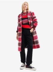Desigual Kabáty pre ženy Desigual - ružová XS