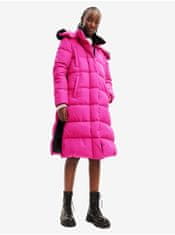 Desigual Kabáty pre ženy Desigual - ružová S