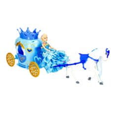 Creative Toys Bábika s kočiarom a koňom s doplnkami - svetlo, zvuk 