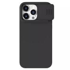 Nillkin  CamShield Silky Silicone Case pre Iphone 15 Plus čierny