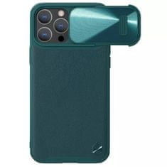 Nillkin  CamShield S Kožené magnetické puzdro pre Iphone 14 Pro Max Green