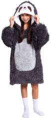 Cozy Noxxiez CH322 Leňochod - hrejivá televízna mikinová deka s kapucňou pre deti 7 - 12 rokov