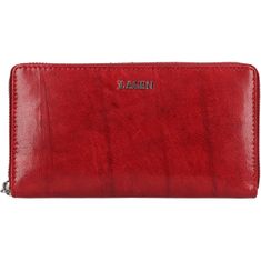 Lagen Dámska kožená peňaženka LG-2161 WINE RED