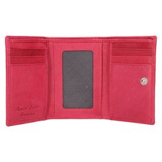 Lagen Dámska kožená peňaženka LG-2152 FUCHSIA