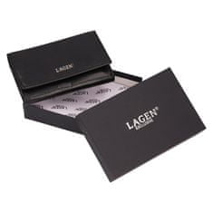Lagen Dámska kožená peňaženka LG-2167 BLK