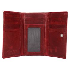 Lagen Dámska kožená peňaženka LG-2167 PORT WINE