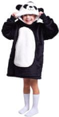 Cozy Noxxiez CH306 Panda - hrejivá televízna mikinová deka s kapucňou pre deti 3 - 6 rokov