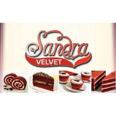 Sandra Velvet zmes na výrobu liatych hmôt s červenou farbou (0,5 kg) 5215